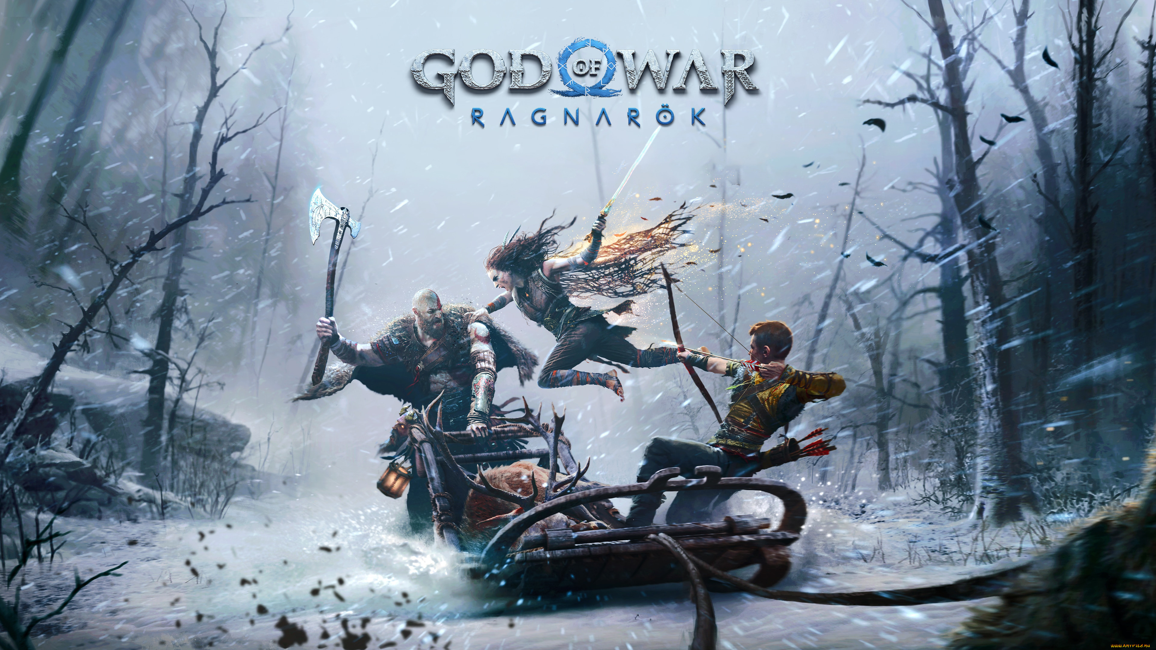  , ---, god, of, war, ragnarok, kratos, freya, atreus, 2022, games, playstation, 4, 5